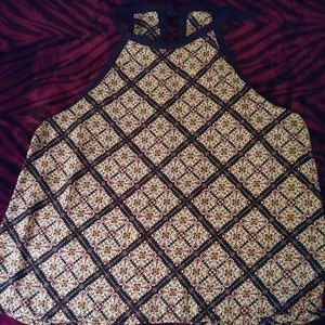 Stunning Colorful Halter Top size medium